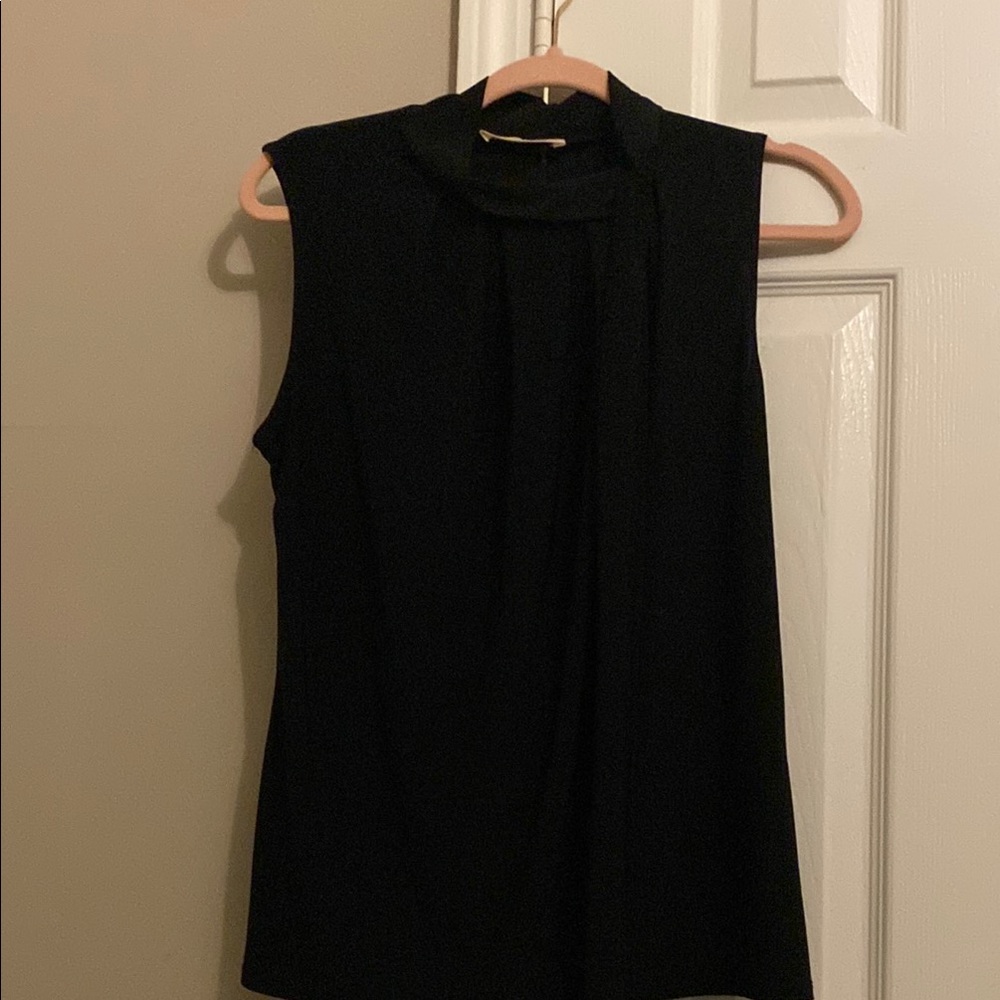 Elegant Black Sleeveless Top